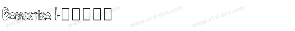 Barkentina 1字体转换
